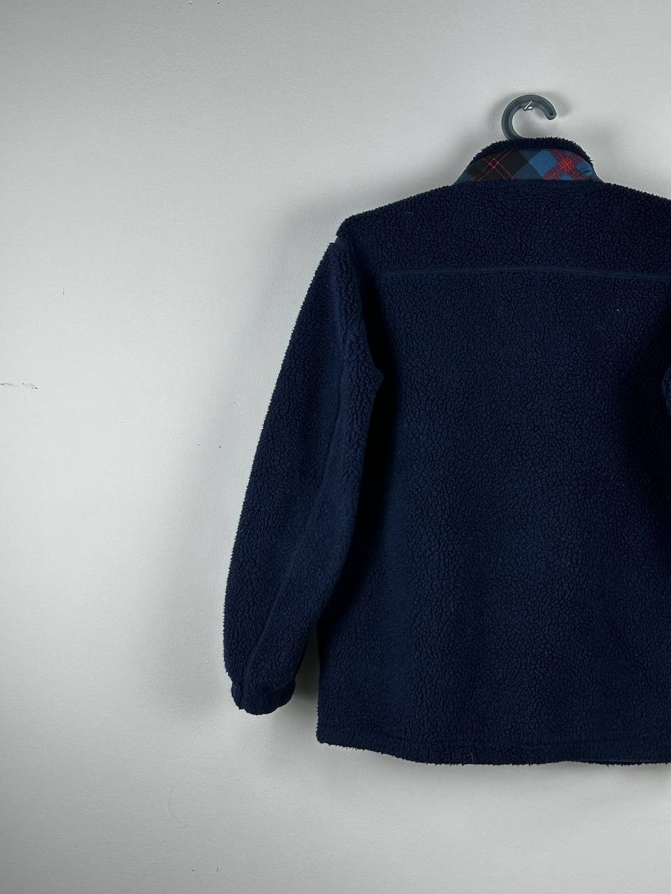 JW Anderson × Uniqlo Uniqlo J.W.Anderson Teddy Fleece Navy Zip Sweater Size US L / EU 52-54 / 3 - 13 Thumbnail
