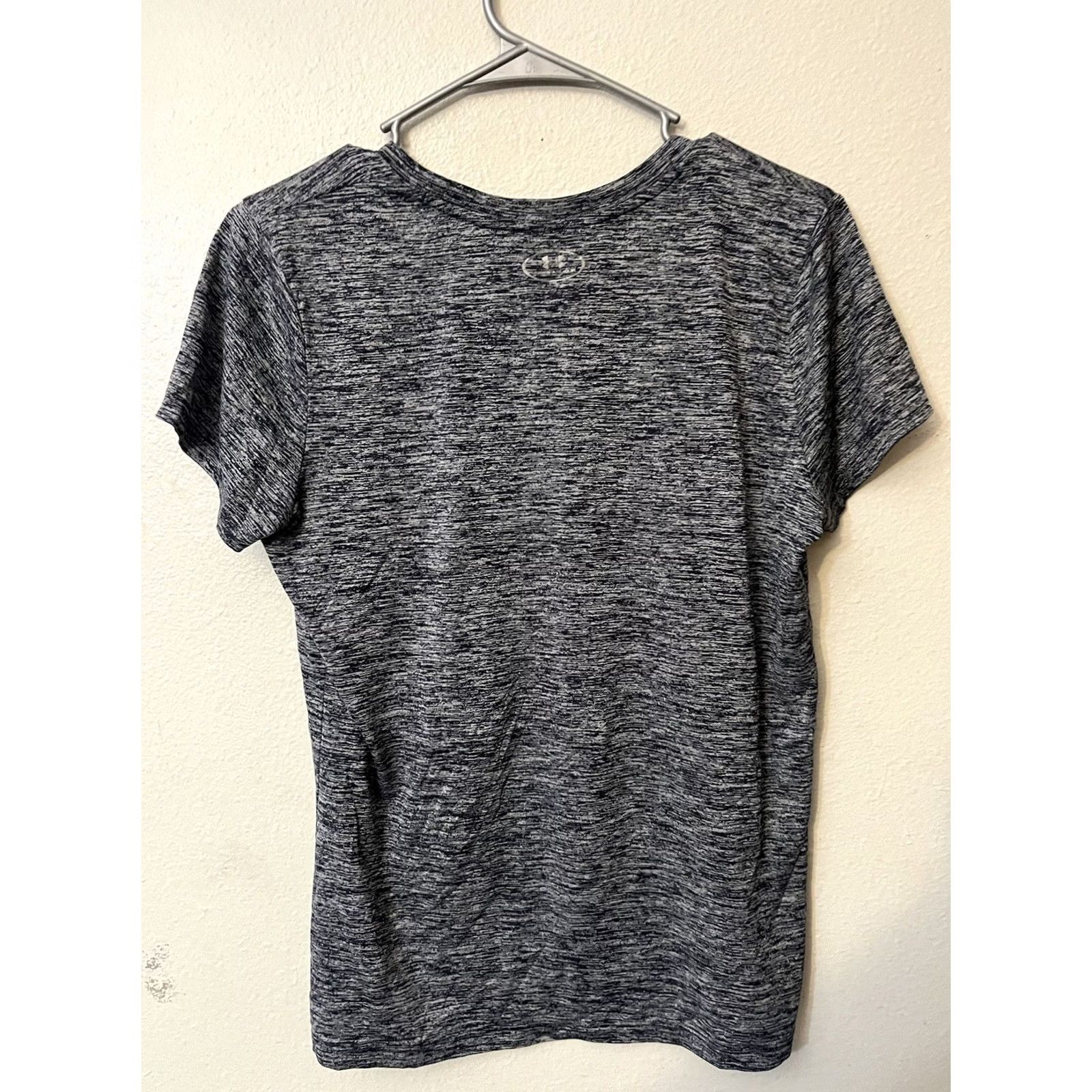 Under Armour Under Armour Tech Big Logo Short Sleeve Tee Women M Gray Logo Shirt Athletic Tops Short Sleeve Size 32" / US 10 / IT 46 - 2 Thumbnail