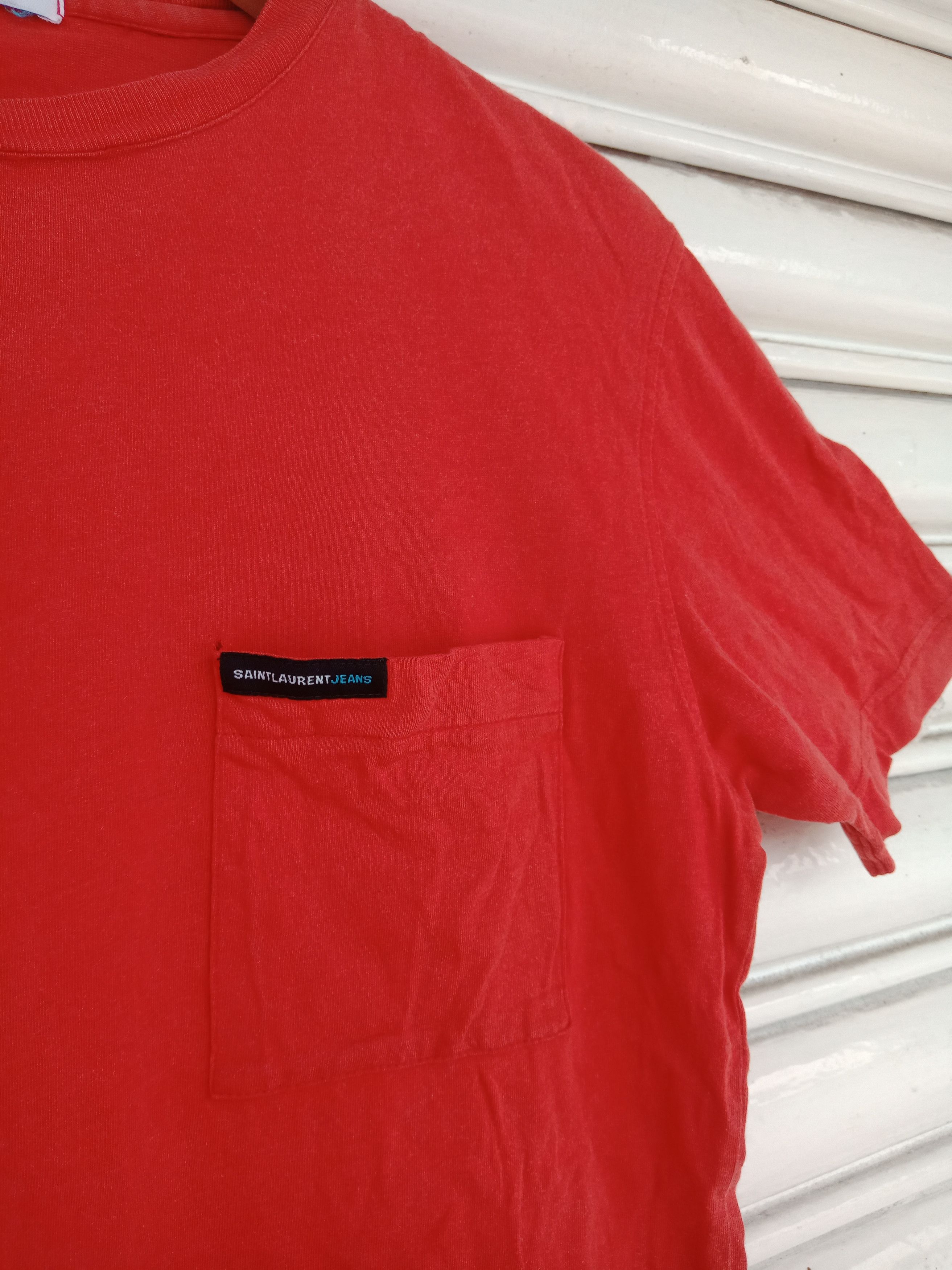 Saint Laurent Paris Saint Laurent Paris Pocket Tee Size US S / EU 44-46 / 1 - 5 Thumbnail
