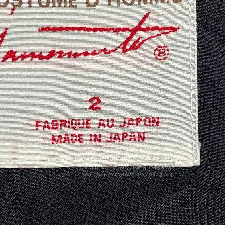 Yohji Yamamoto Yohji Yamamoto Slim Fit Suit Jacket. Size US XXS / EU 40 - 7 Thumbnail