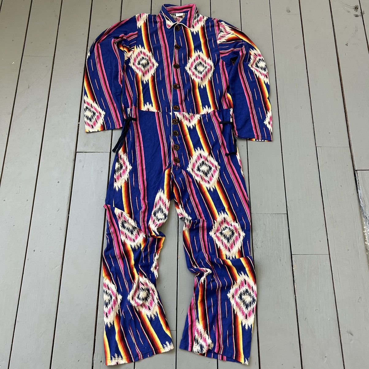 Kapital Striped Jacquard Pajama Jumpsuit Size US M / EU 48-50 / 2 - 1 Thumbnail