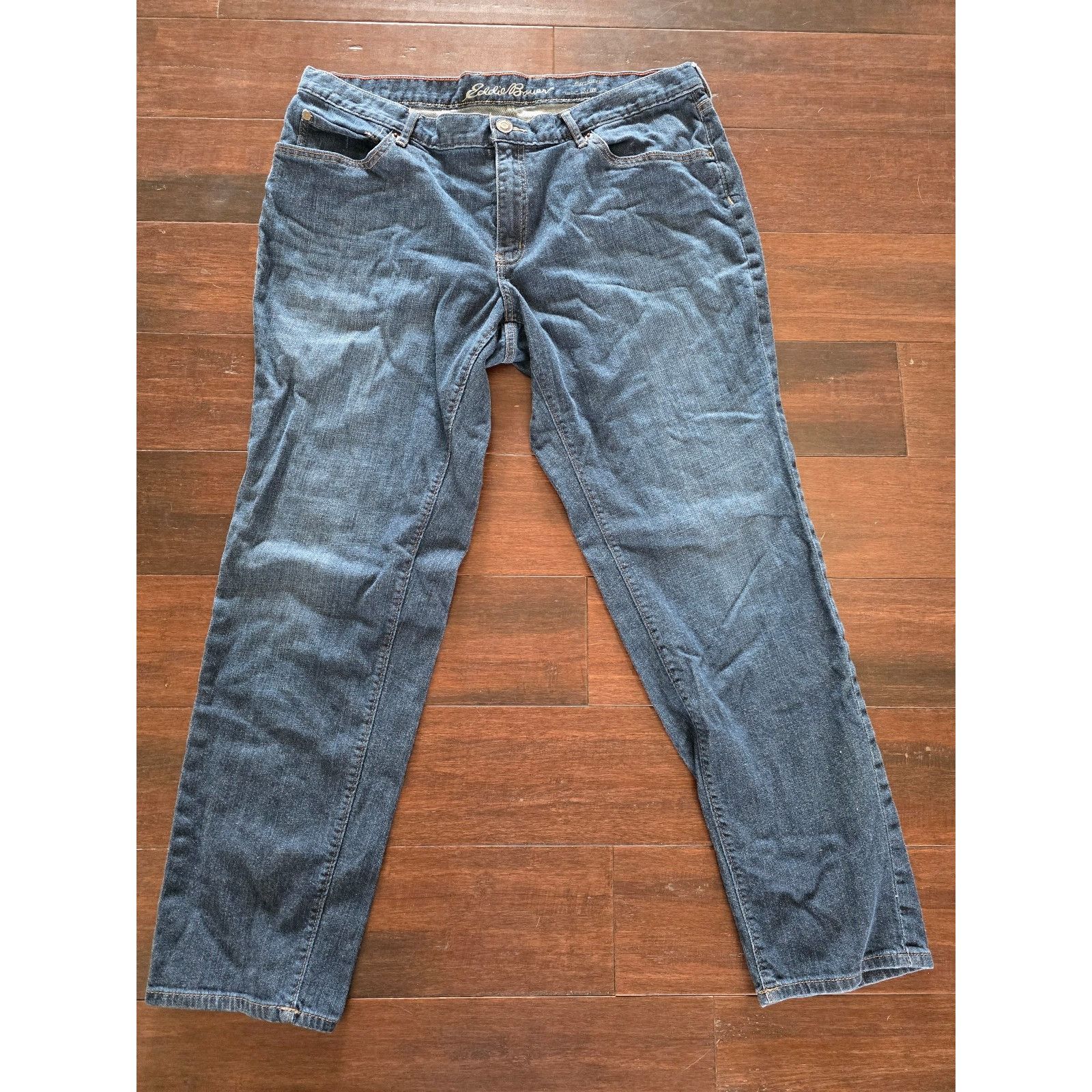 Eddie Bauer Eddie Bauer Slim Boyfriend Jeans Womens Size 16 Blue Mid Ris Size 36" / US 14 / IT 50 - 1 Thumbnail