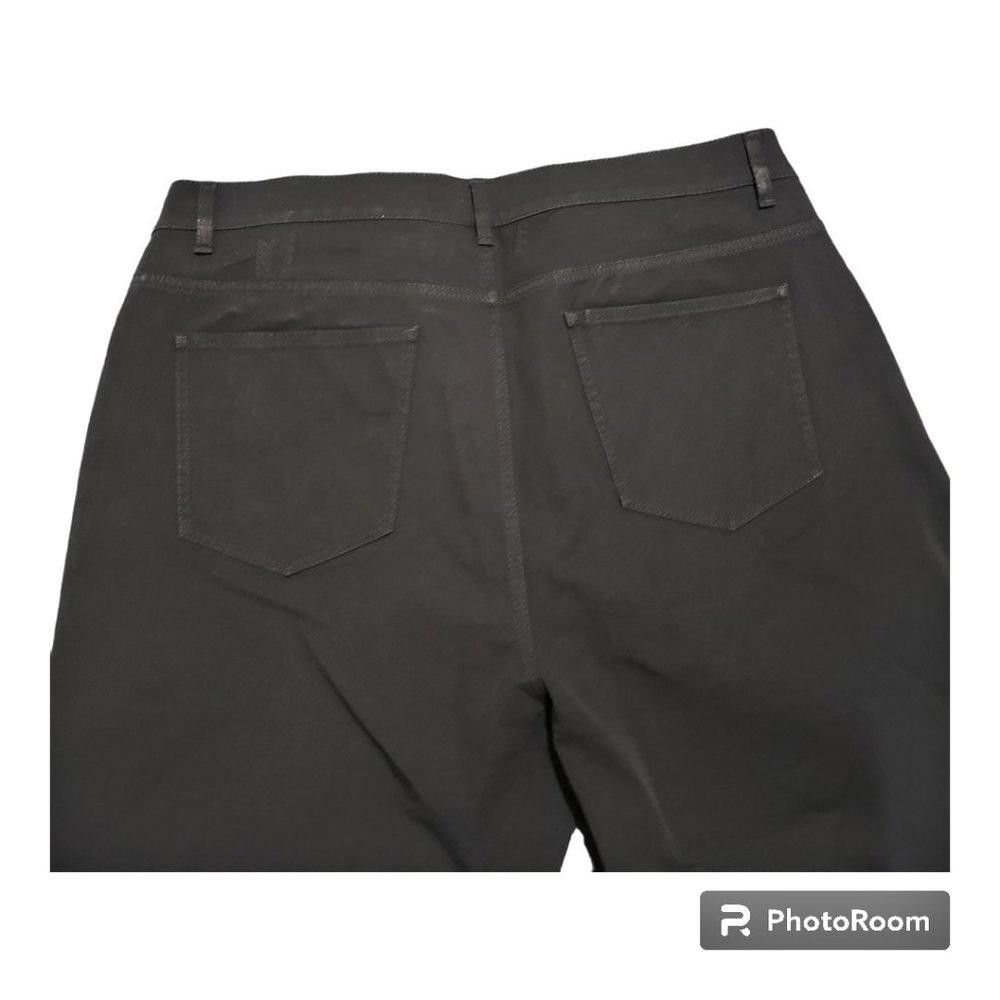 Designer CT701 Lafayette 148 Ladies Black Straight Leg Pant 12 Size 34" / US 12 / IT 48 - 4 Thumbnail
