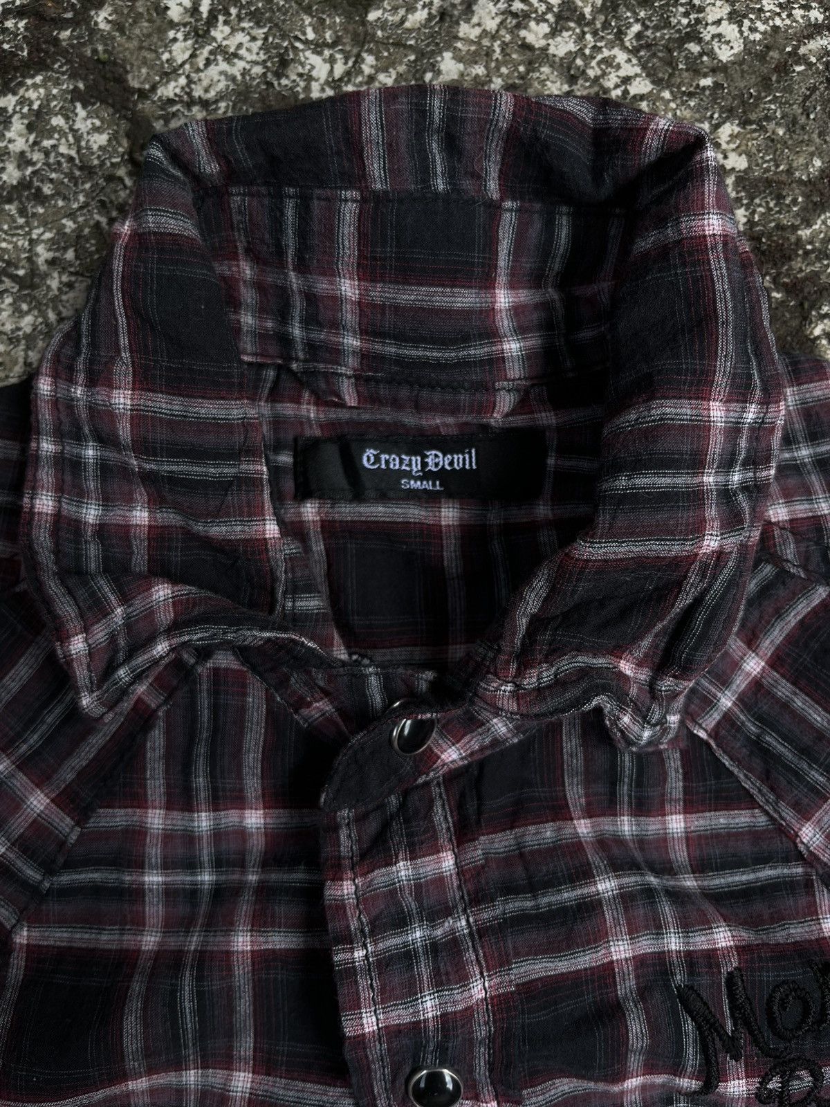 Japanese Brand Vkei style plaid gothic punk shirt Size US S / EU 44-46 / 1 - 4 Thumbnail