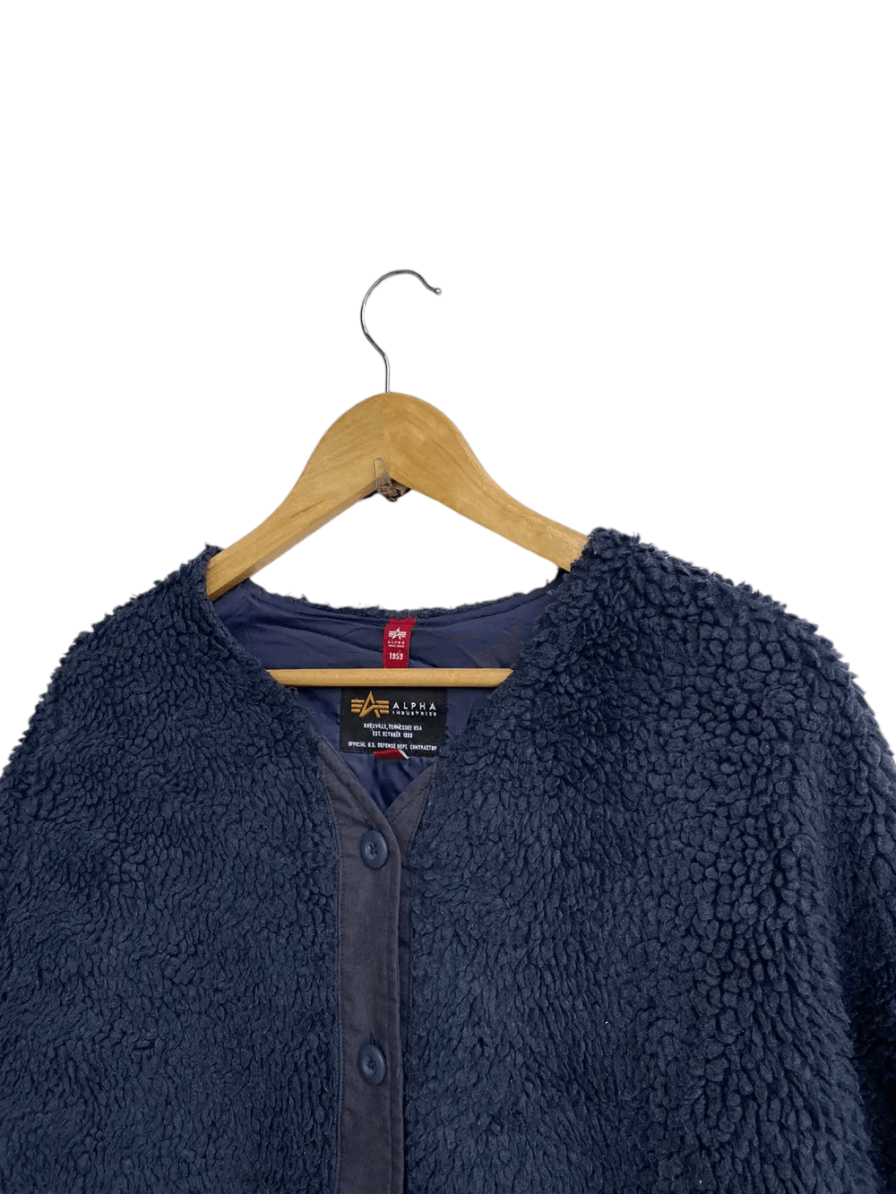 Alpha Industries × Vintage Vtg Alpha Industries Sherpa Jacket Size US M / EU 48-50 / 2 - 4 Thumbnail
