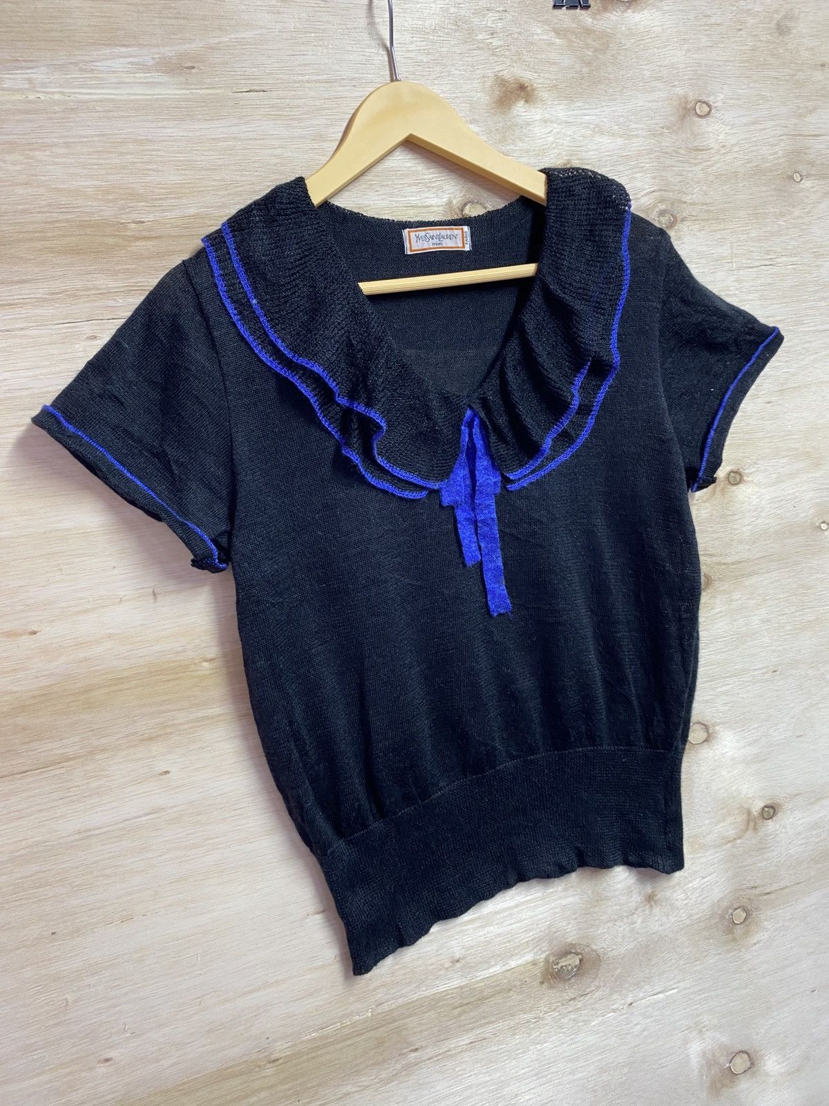 Yves Saint Laurent Yves Saint Laurent tshirt knitwear Size XL / US 12-14 / IT 48-50 - 2 Thumbnail