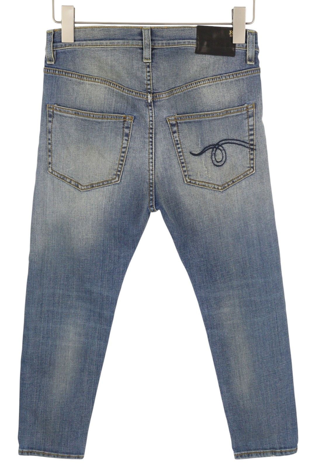 R13 THE DROP 24 Crosby Faded Dirty Look Cropped Crotch 86485 Size 24" / US 00 / IT 34 - 4 Thumbnail