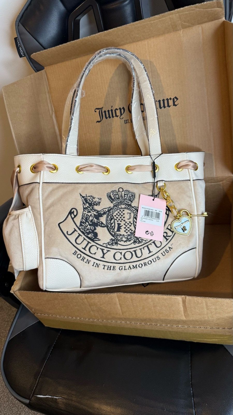 Juicy Couture Juicy Couture Sand Daydreamer Shopper Bag Size ONE SIZE - 4 Thumbnail