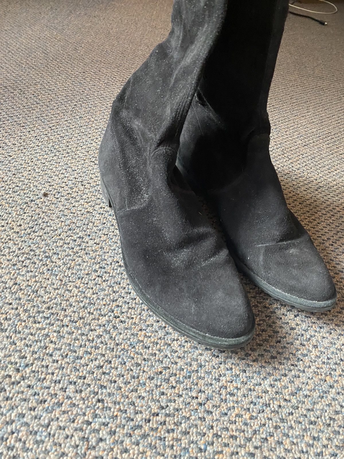 Stuart Weitzman Knee-High Suede Boots Size US 9.5 / IT 39.5 - 6 Thumbnail