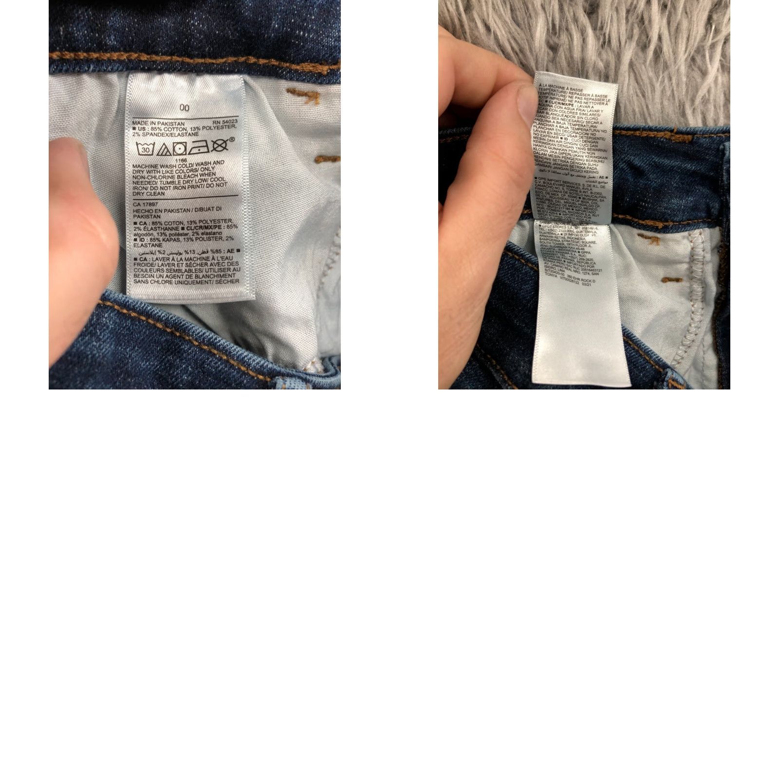 Old Navy VINTAGE Old Navy Extra High Rise Super Skinny Jeans 00 Womens Medium Blue Size 24" / US 00 / IT 34 - 9 Thumbnail
