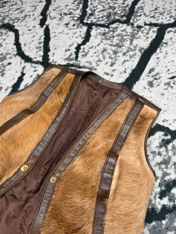 Other Vintage brown horse leather vest S Size S / US 4 / IT 40 - 3 Thumbnail