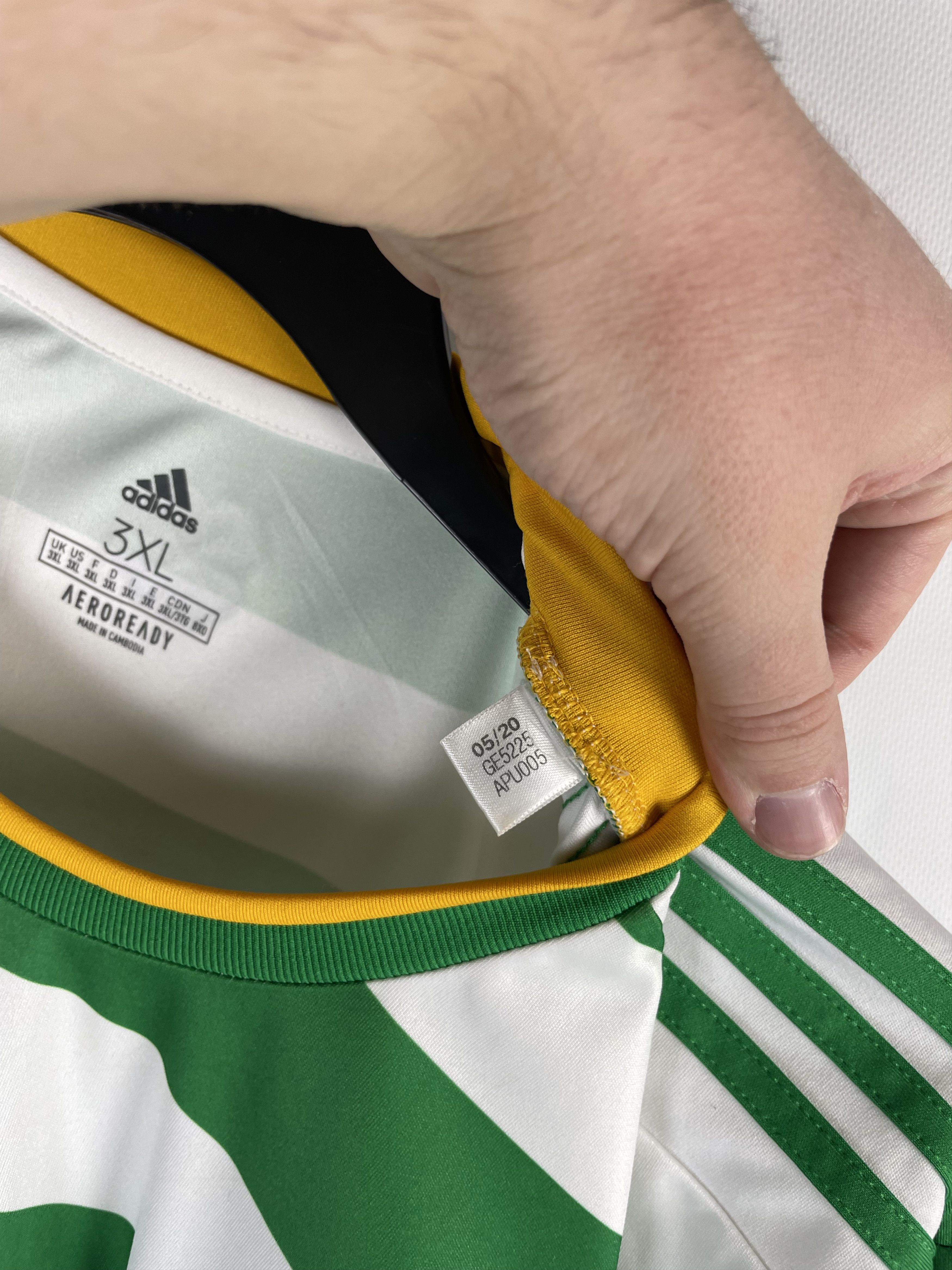 Adidas 2020-21 Celtic Glasgow Home Scotland Dafabet Football Shirt Size US XXL / EU 58 / 5 - 8 Thumbnail