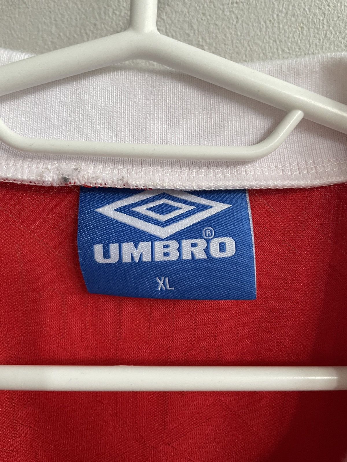 Vintage MANCHESTER UNITED 1992 1993 1994 Reissue Fotbal Shirt Jersey Size US XL / EU 56 / 4 - 8 Thumbnail