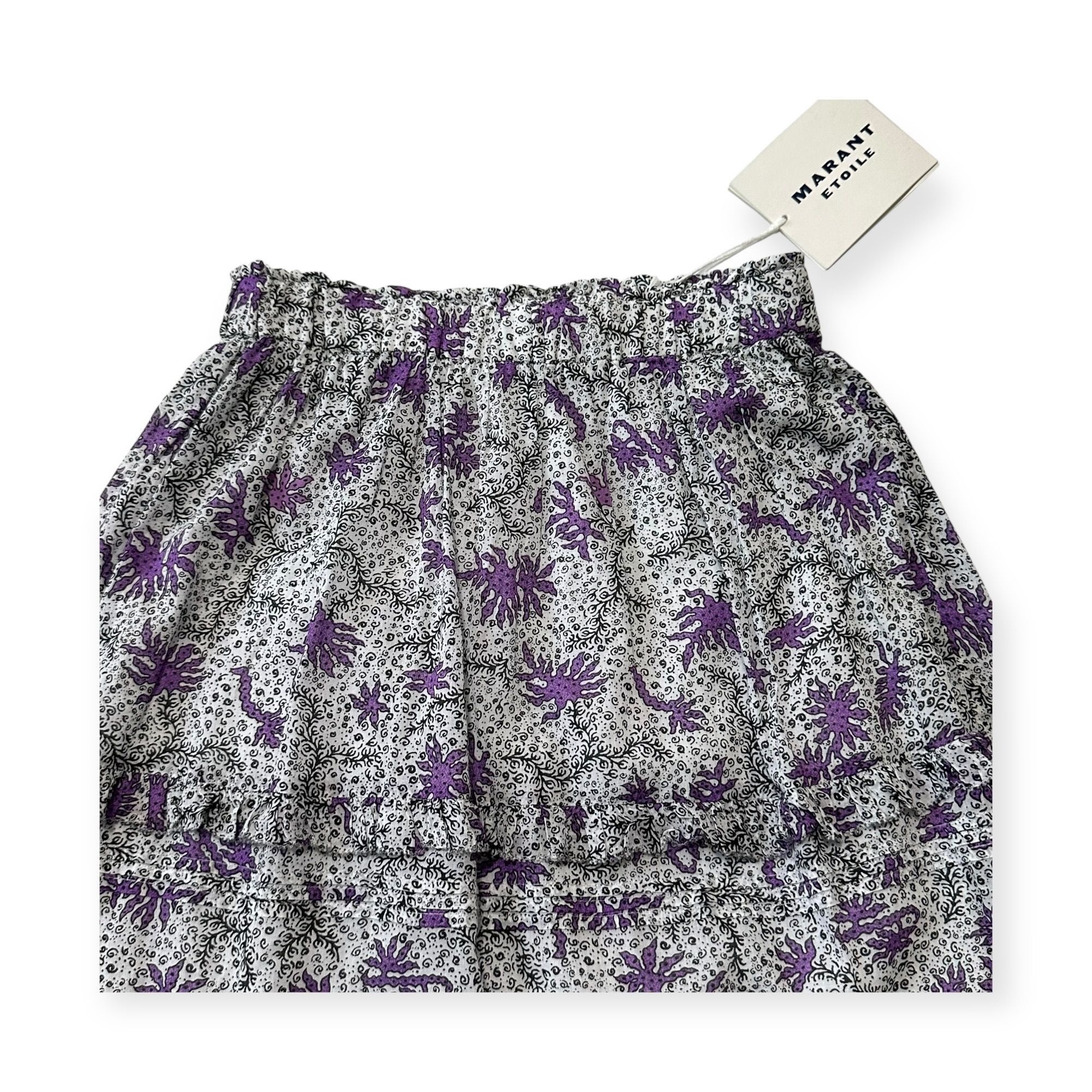 Isabel Marant Etoile Isabel Marant Étoile Diya Skirt Ecru Lilac FR34 XS NWT $455 Size 25" / US 0 / IT 36 - 8 Thumbnail