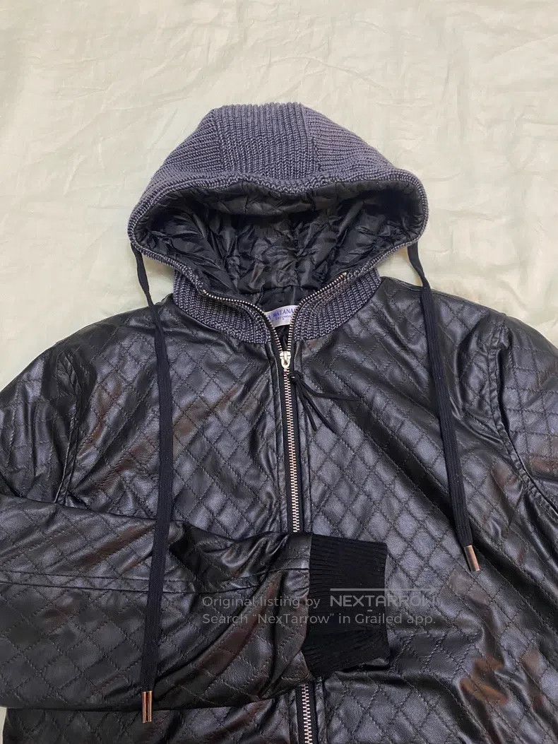 Junya Watanabe Junya Watanabe Leather and Cotton Jacket Size US XL / EU 56 / 4 - 9 Thumbnail