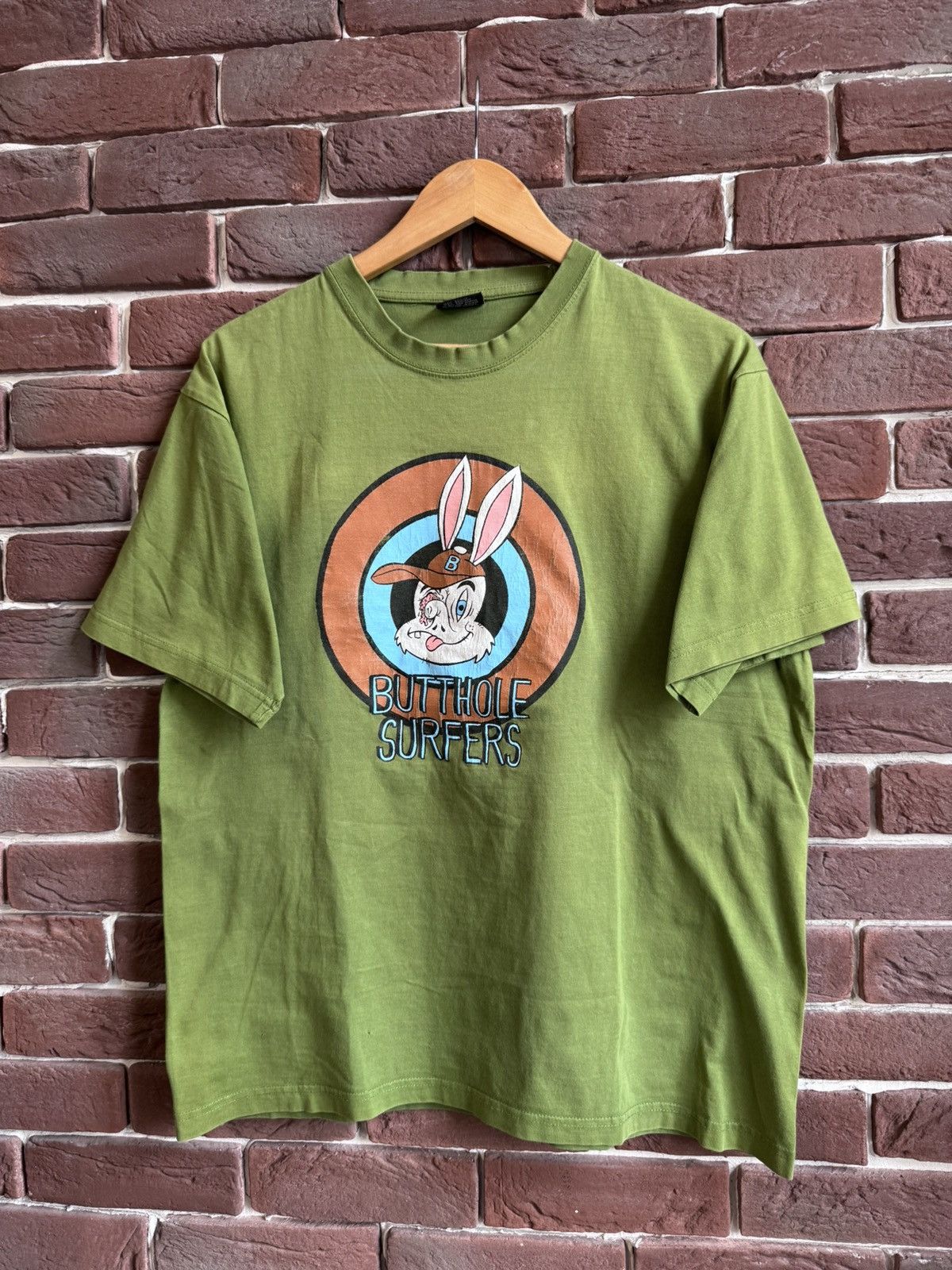 Vintage Vintage Butthole Surfers Don Rock Rabbit Noise Rock Band Tee Size US L / EU 52-54 / 3 - 1 Thumbnail