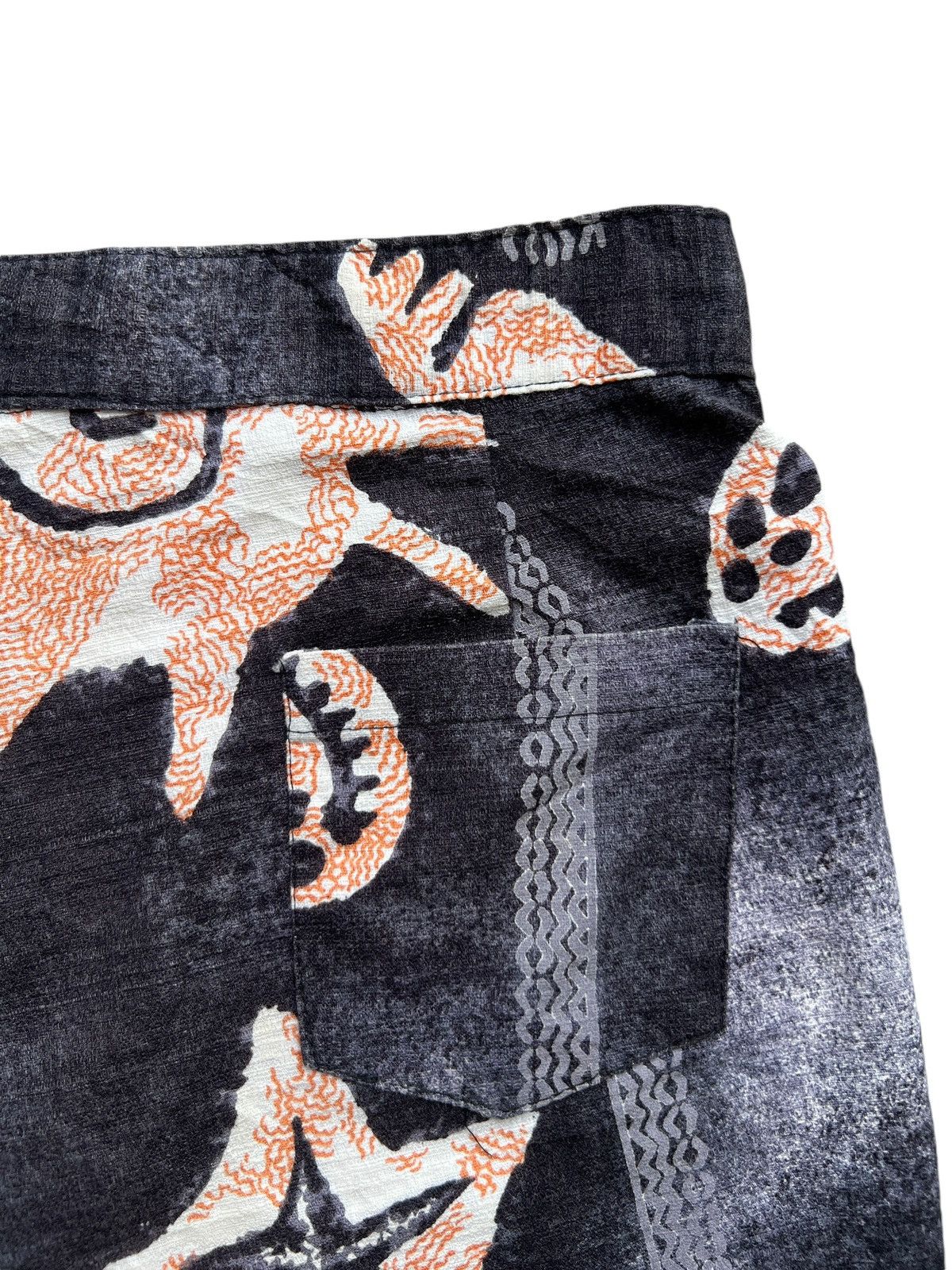 Japanese Brand Vintage Hawaiian Floral Beach Short Pants Size US 30 / EU 46 - 4 Thumbnail