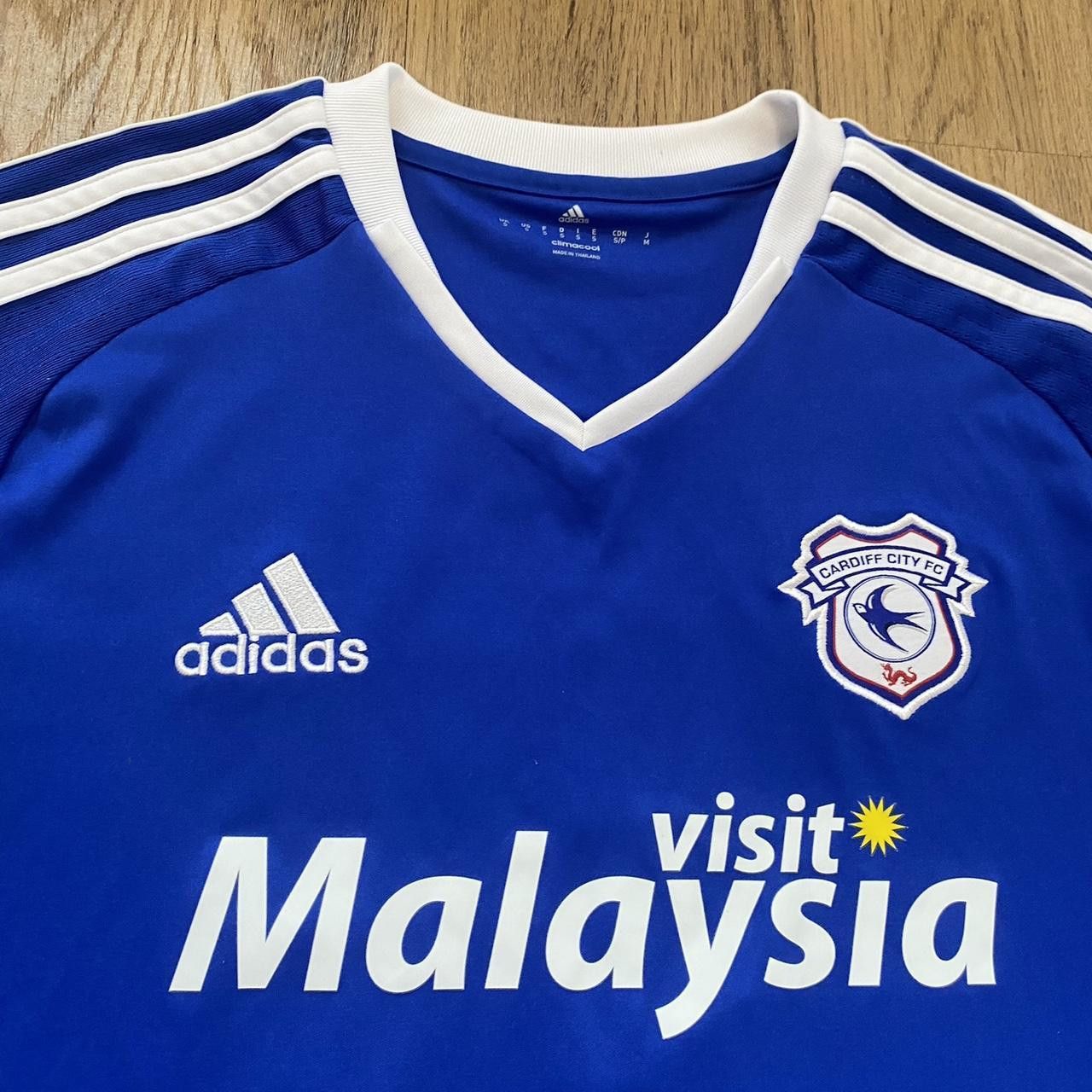 Adidas 2016-17 Cardiff City Adidas Home Football Shirt Size US S / EU 44-46 / 1 - 3 Thumbnail