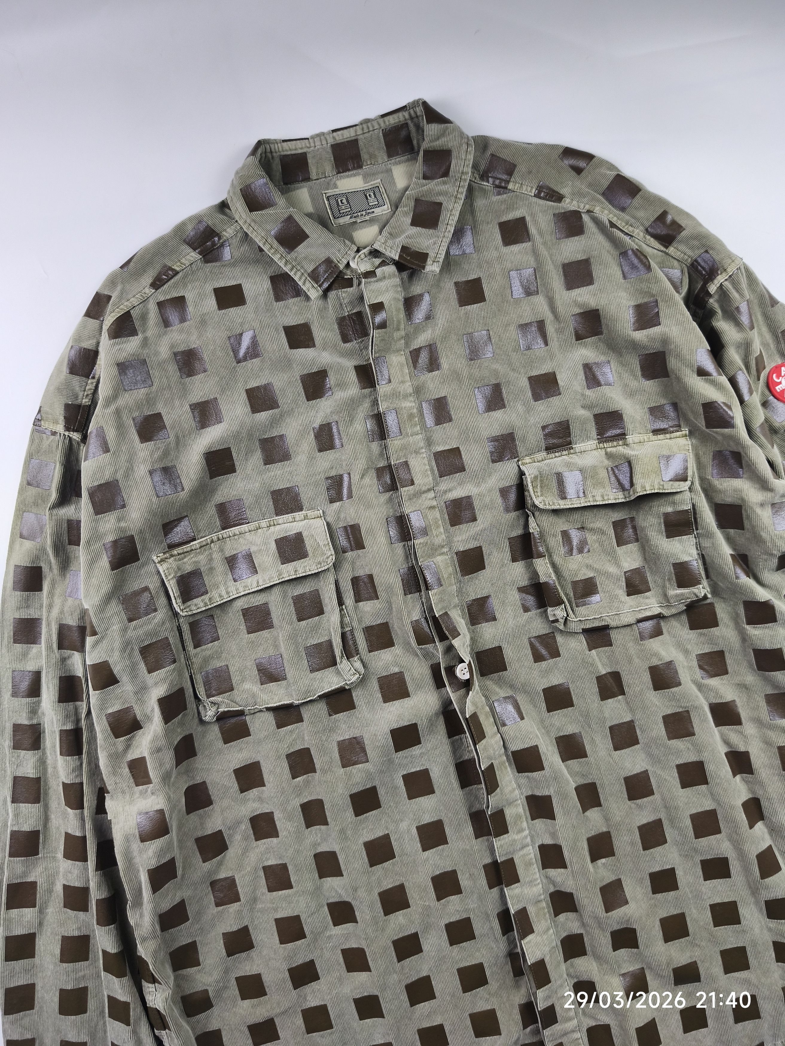 Cav Empt Cav empt overdye cord dot big shirt Size US XL / EU 56 / 4 - 6 Thumbnail
