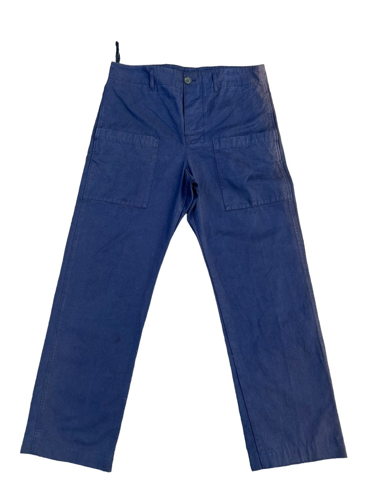 SOFIE D'HOORE Vintage Sofie D’Hoore Belgium Sun Faded Indigo Work Pant Size US 32 / EU 48 - 1 Thumbnail