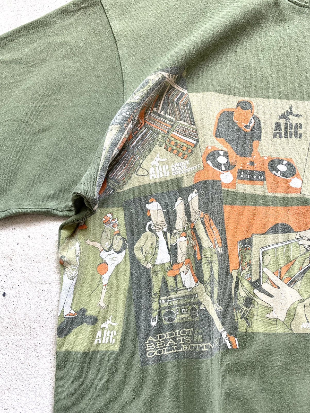 ADDICT Vintage 2007 Addict Beats Rap T Shirt Hip Hop Y2K Size US L / EU 52-54 / 3 - 5 Thumbnail