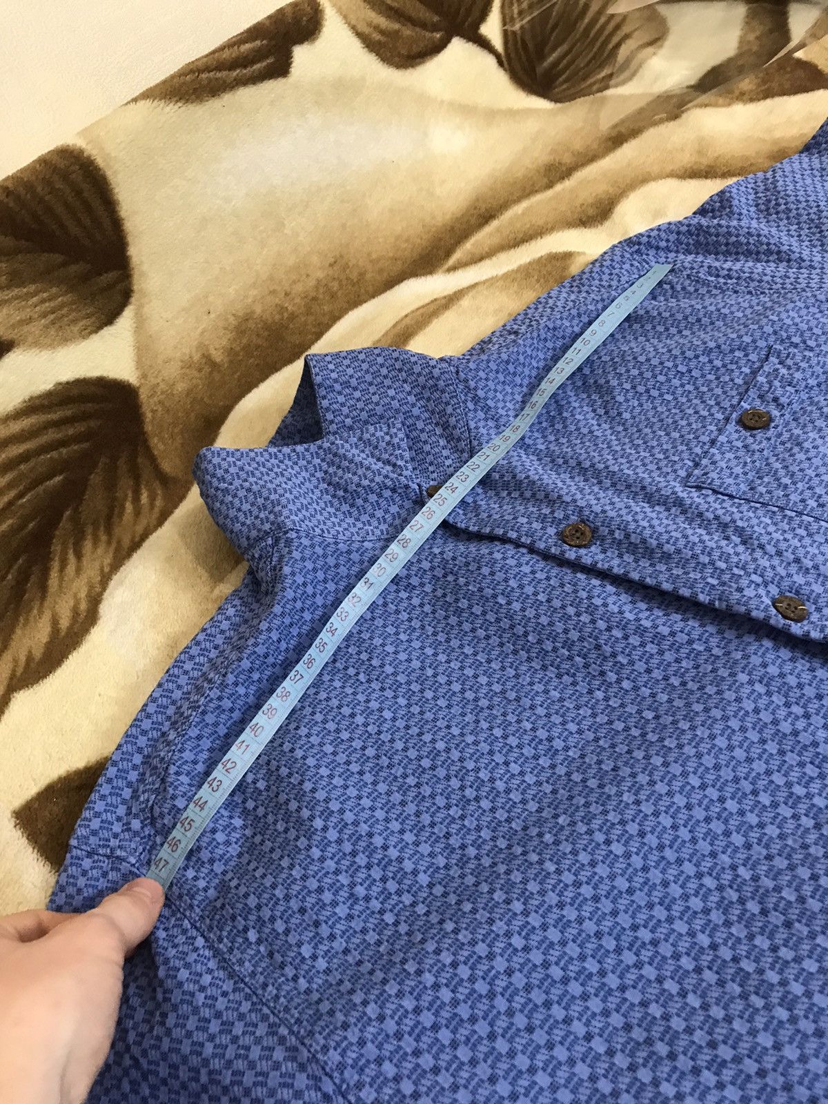 Tommy Bahama 🔥 Tommy Bahama Original Fit Silk Cotton Button Shirt Blue Size US L / EU 52-54 / 3 - 6 Thumbnail
