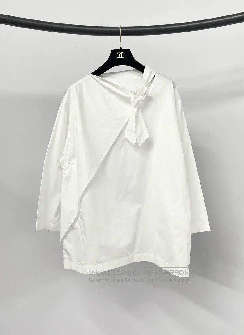 Hermes Hermes White design shirt Size XXS / US 00 / IT 34 - 1 Thumbnail