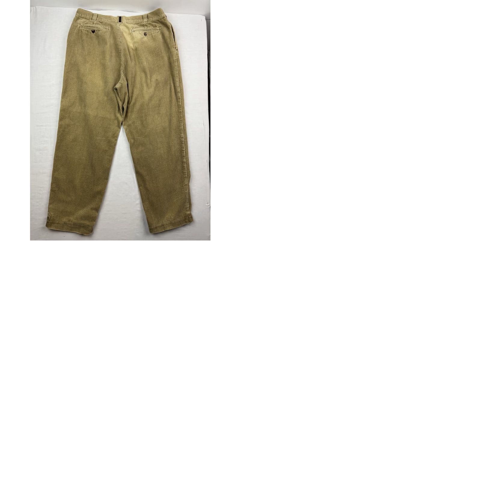 Vintage VINTAGE On The Brink Pants Khaki Corduroy 34x29 Adult Casual 90s Mens Relaxed Baggy 90s Size US 34 / EU 50 - 10 Thumbnail