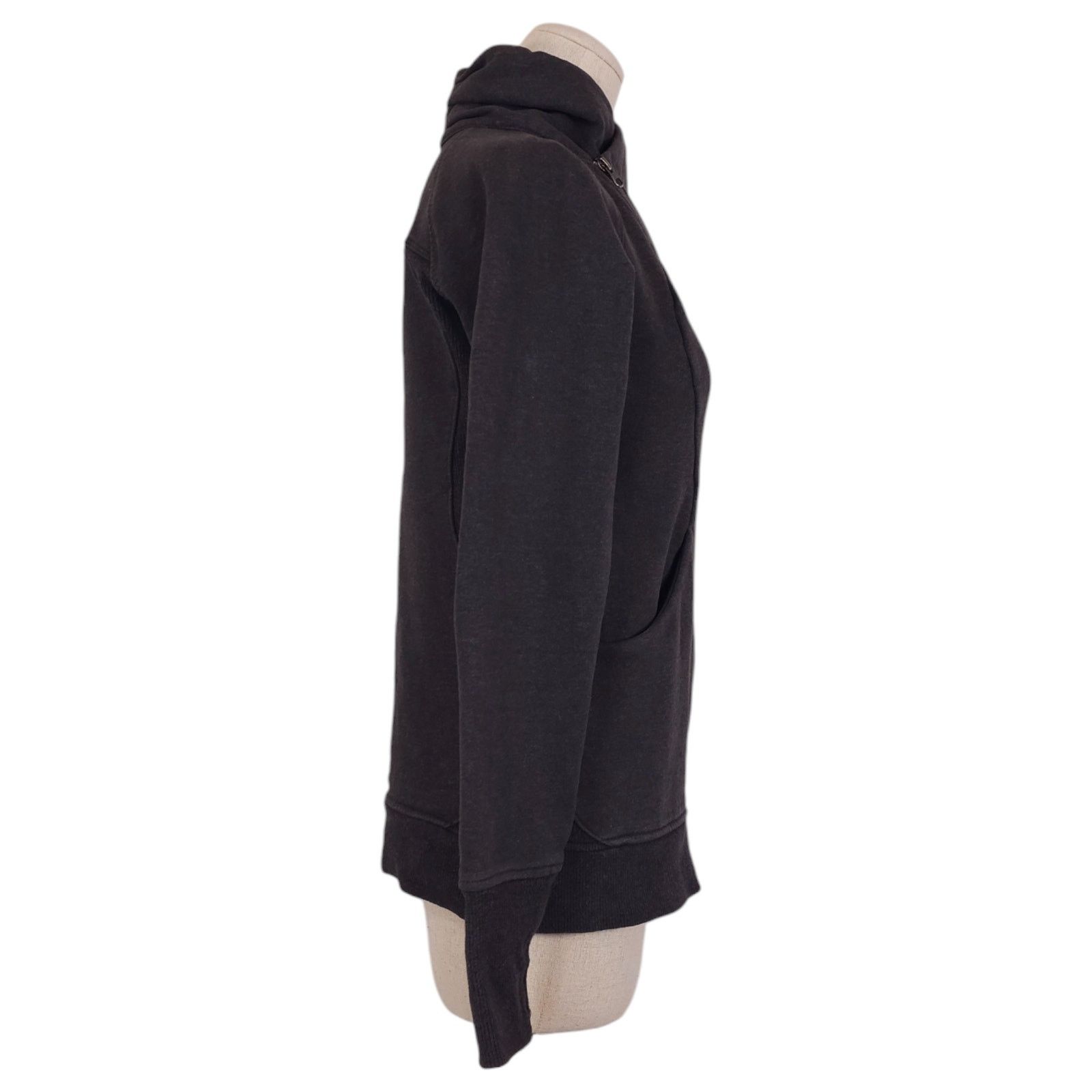 Lululemon Lululemon Cozy Cuddle Up Jacket Heathered Black / Black Sz 6 Size M / US 6-8 / IT 42-44 - 4 Thumbnail