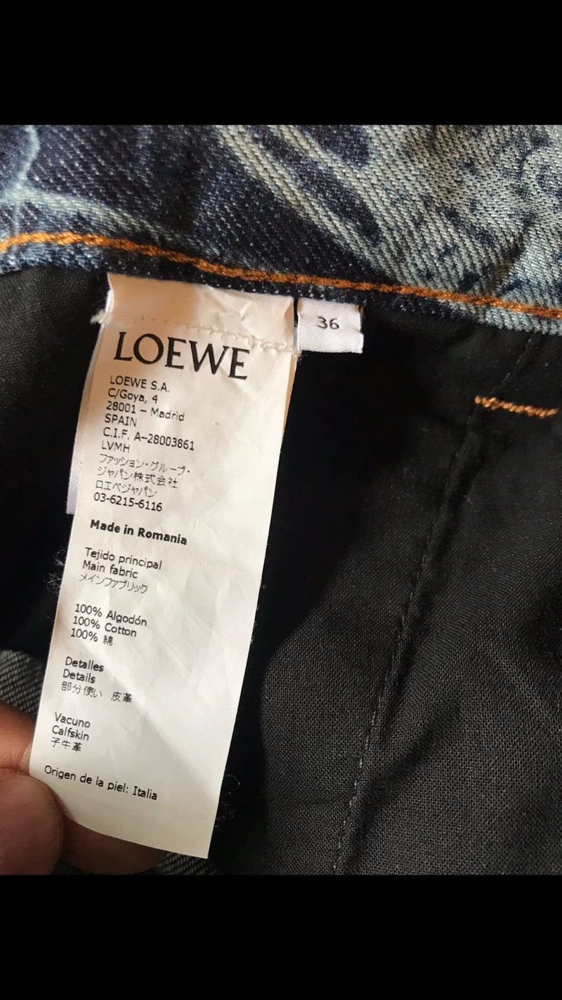 Loewe LOEWE Partridge pattern casual pants Size 24" / US 00 / IT 34 - 4 Thumbnail