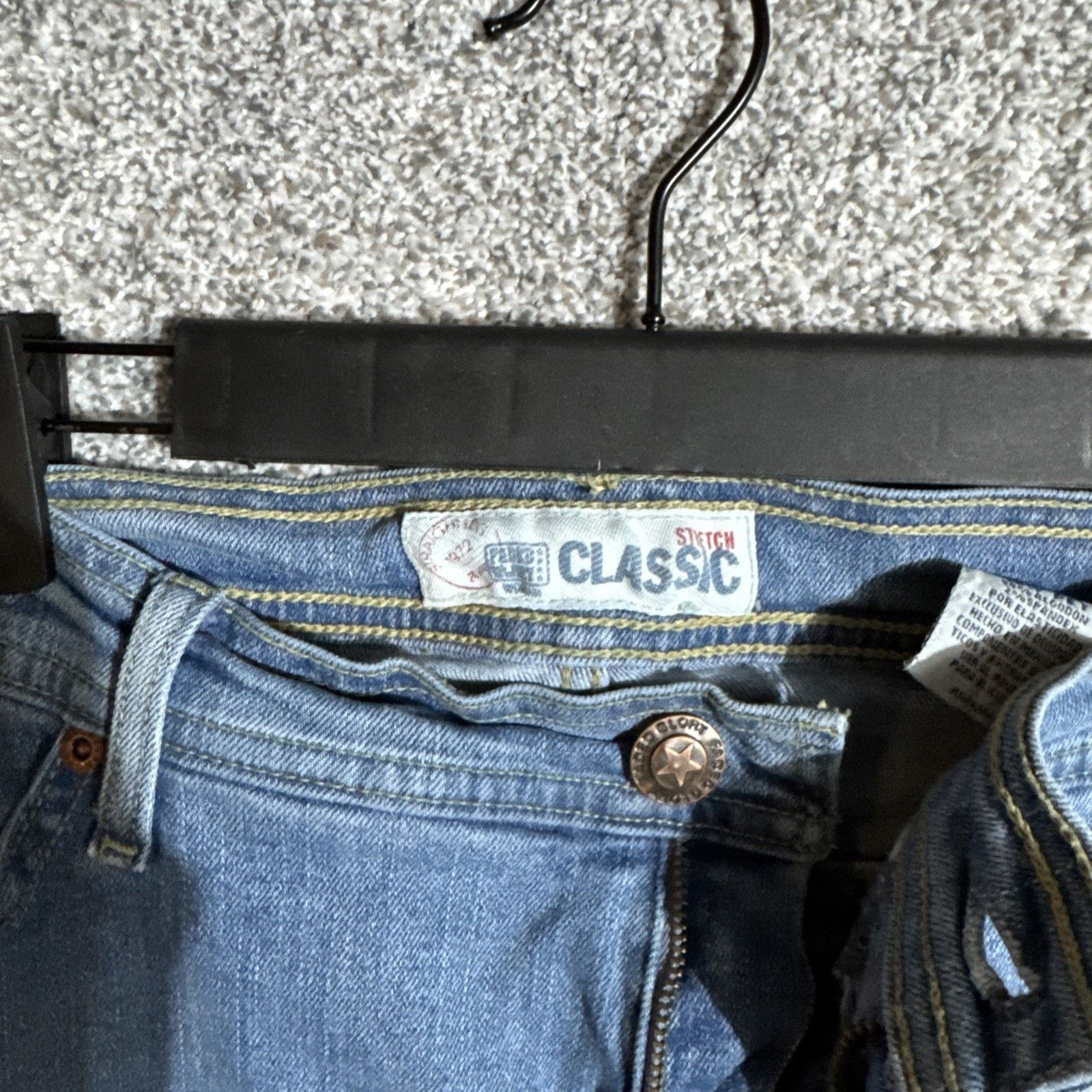 Faded Glory Lot of 2 Faded Glory Mom Jeans Womens 16W Plus Petite Size 38" / US 16 / IT 52 - 9 Thumbnail