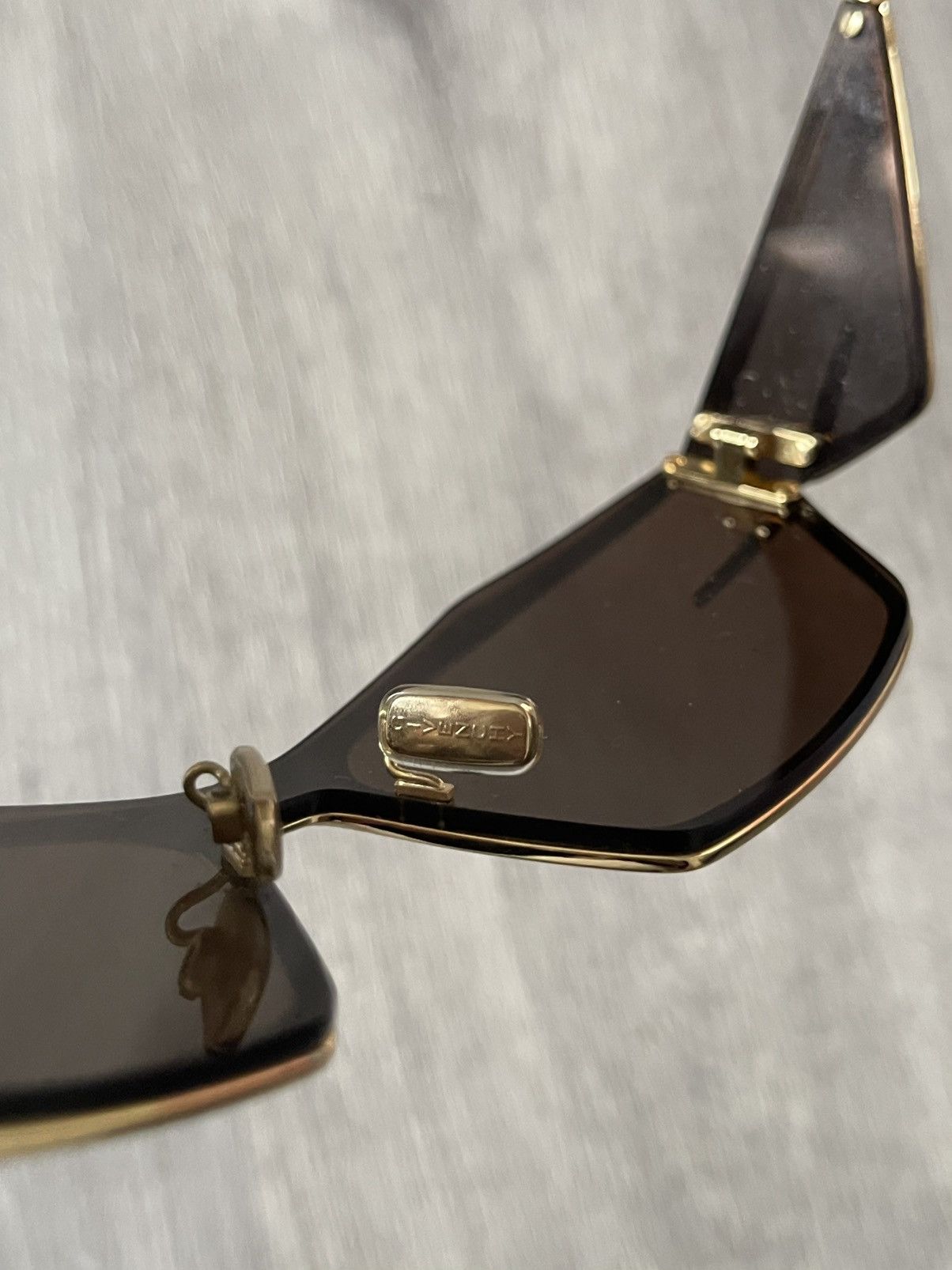 Givenchy Givenchy Gold Giv cut metal sunglasses Matthew Williams Size ONE SIZE - 9 Thumbnail