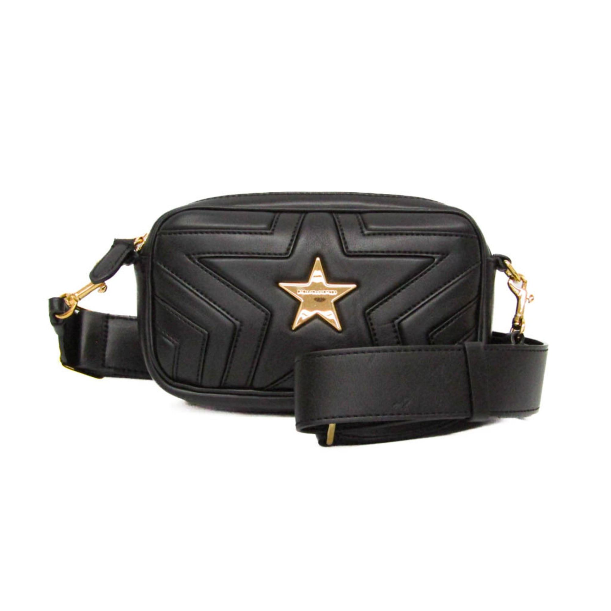 Stella McCartney Stella McCartney Bumbag Stella Star 529309 Women's Faux Leather Fanny Pack,Shoulder Bag Black Size ONE SIZE - 1 Thumbnail