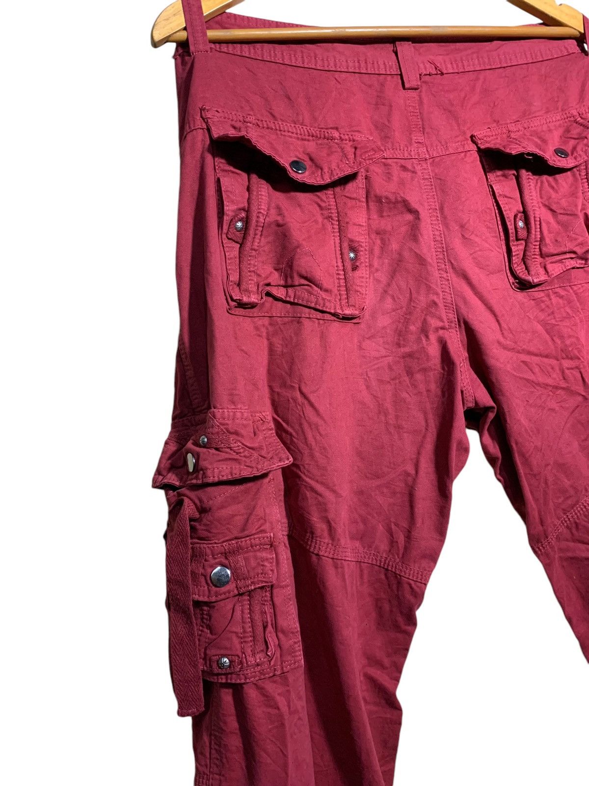 If Six Was Nine × Japanese Brand × Seditionaries 🔥RED TACTICAL SIX POCKETS PANTS W38 Size US 38 / EU 54 - 8 Thumbnail