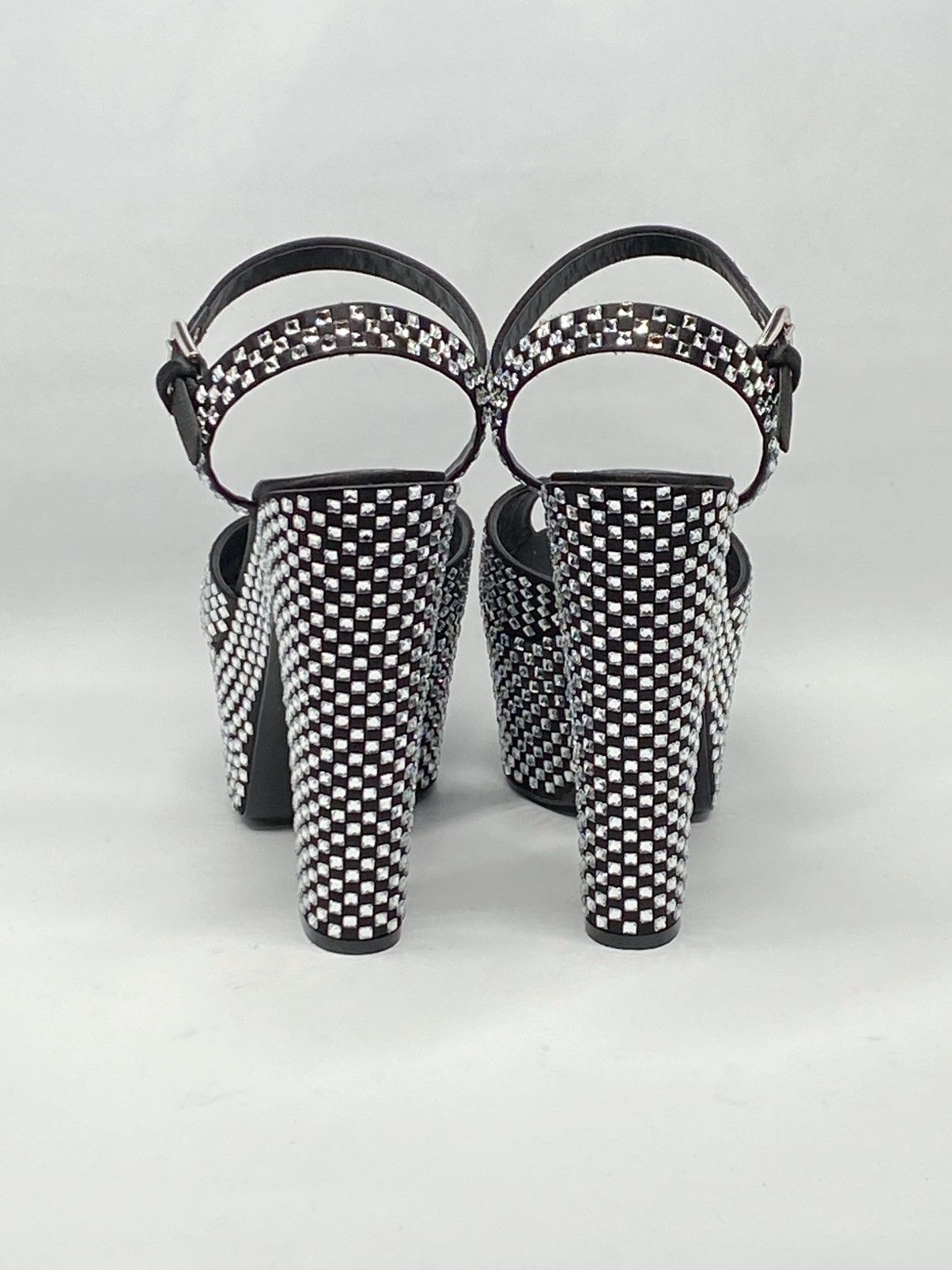 Dolce & Gabbana Dolce Gabbana Crystal-embellished platform sandals size 39 Size US 9 / IT 39 - 11 Thumbnail