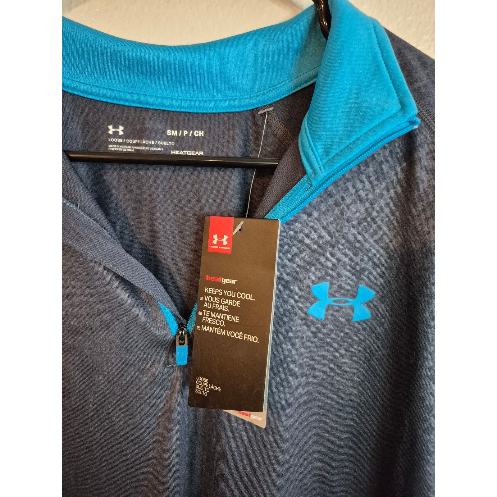 Under Armour ​Under Armour HeatGear Men's 1/4 Zip Pullover - Small - NWT Size US S / EU 44-46 / 1 - 4 Thumbnail
