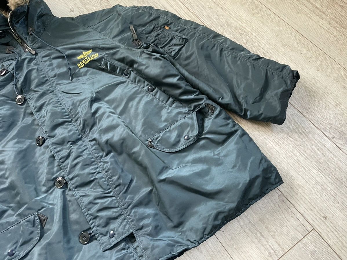 Alpha Industries × Breitling × Vintage Alpha Industries X Breitling Jacket Size US XL / EU 56 / 4 - 9 Thumbnail