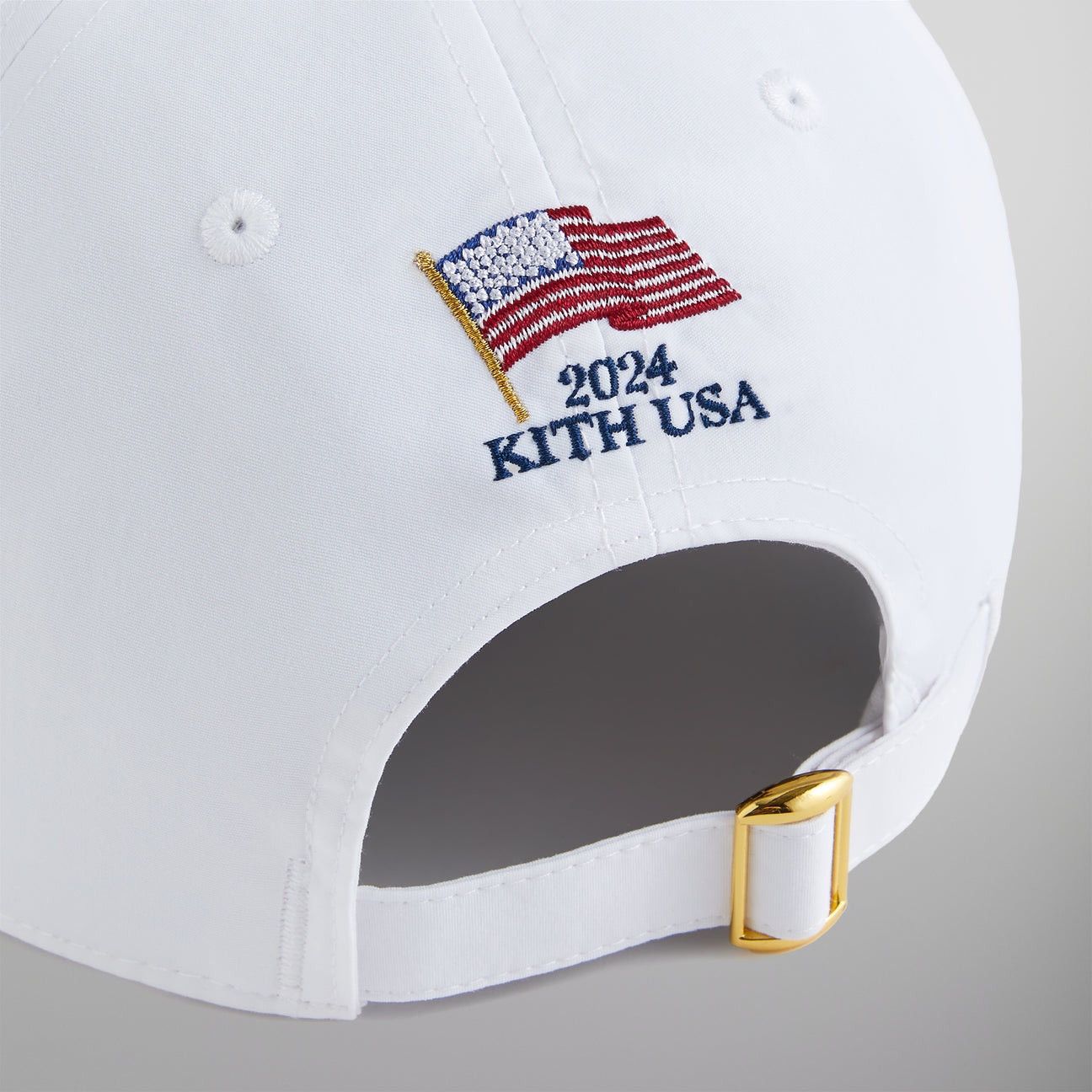 Kith Kith for Team USA Nylon Aaron Cap White Adjustable Size ONE SIZE - 5 Thumbnail