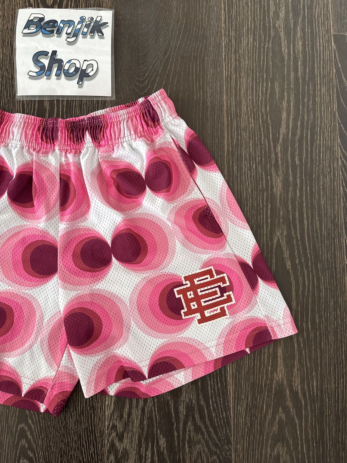 Eric Emanuel Eric Emanuel Large Pink Circles Polka Dot EE Shorts Size US 32 / EU 48 - 2 Thumbnail