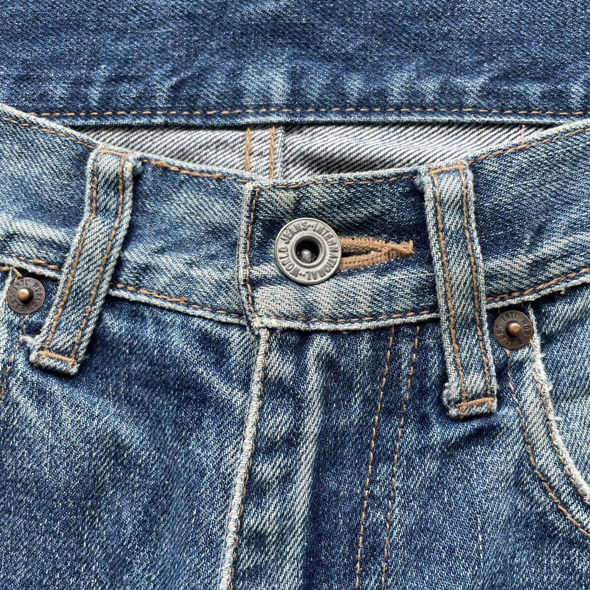Japanese Brand W27💥 Vintage Japanese Mud Wash Denim Faded Jeans Pants Size US 27 - 6 Thumbnail