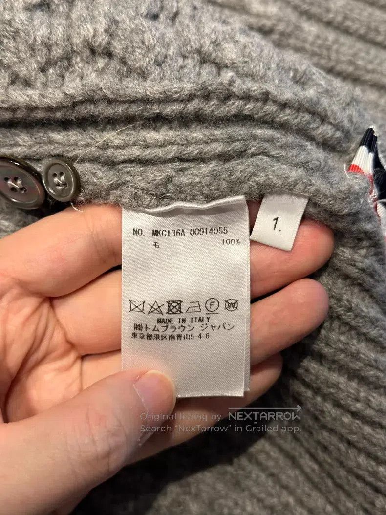 Thom Browne Thom Browne Back Striped Cardigan Size US S / EU 44-46 / 1 - 4 Thumbnail