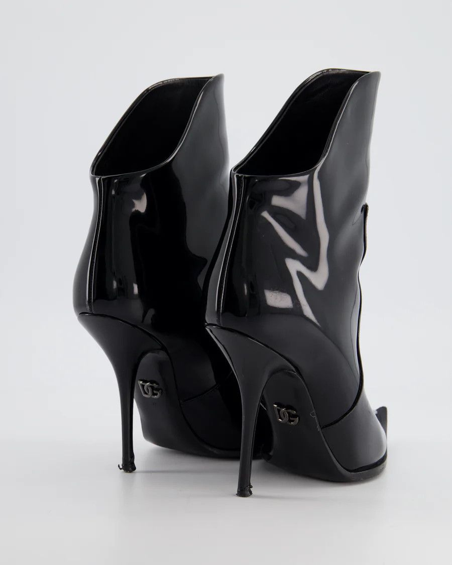 Dolce & Gabbana o1y0825 Spike Heel Ankle Boots in Black Size US 5.5 / IT 35.5 - 3 Thumbnail
