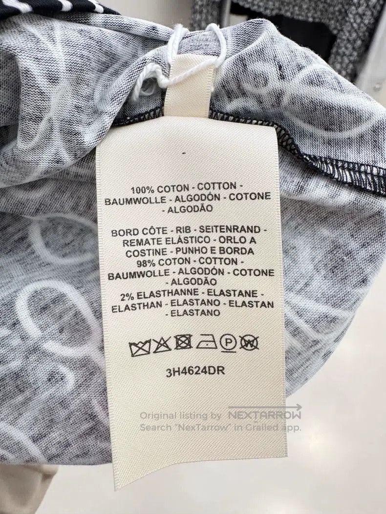 Hermes Hermes Black Print T-Shirt Size XS / US 0-2 / IT 36-38 - 4 Thumbnail