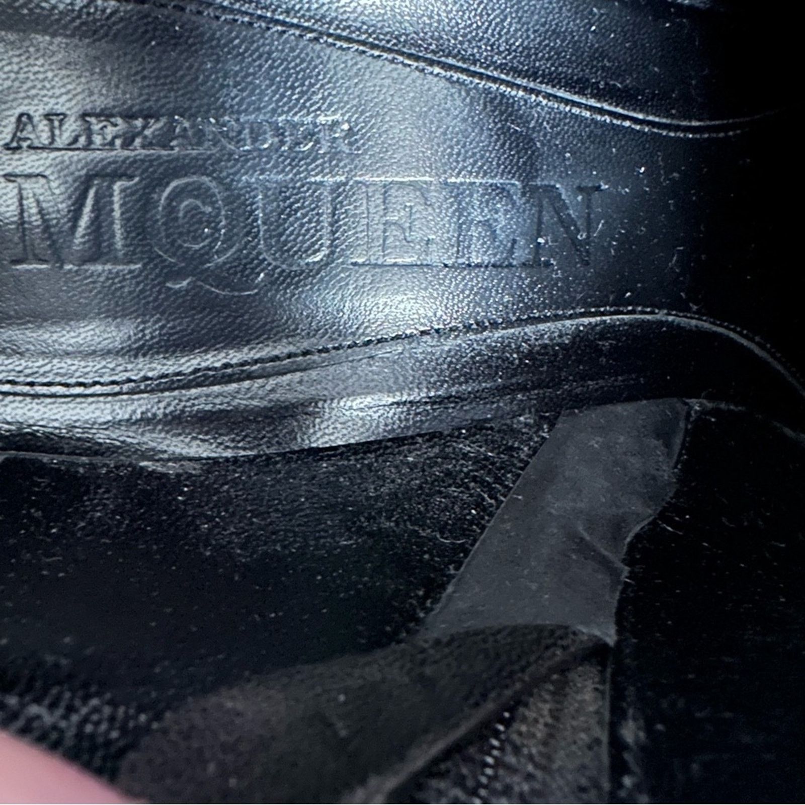 Alexander McQueen Studded Biker Booties Black IT 38 US 8 Stiletto Lace / Zip Size US 8 / IT 38 - 9 Thumbnail