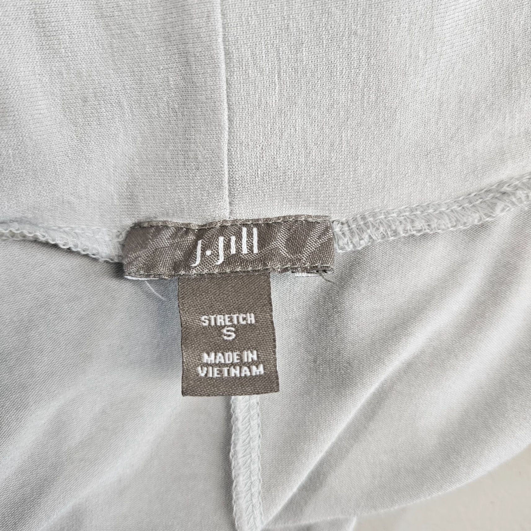 J. Jill J. Jill Cardigan Women Small Gray 3/4 Sleeve Open Front Rayon Blend Sweater Size S / US 4 / IT 40 - 5 Thumbnail