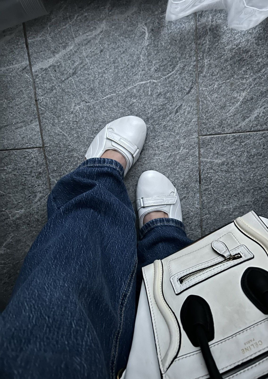 Vintage Leather ballet flats puma