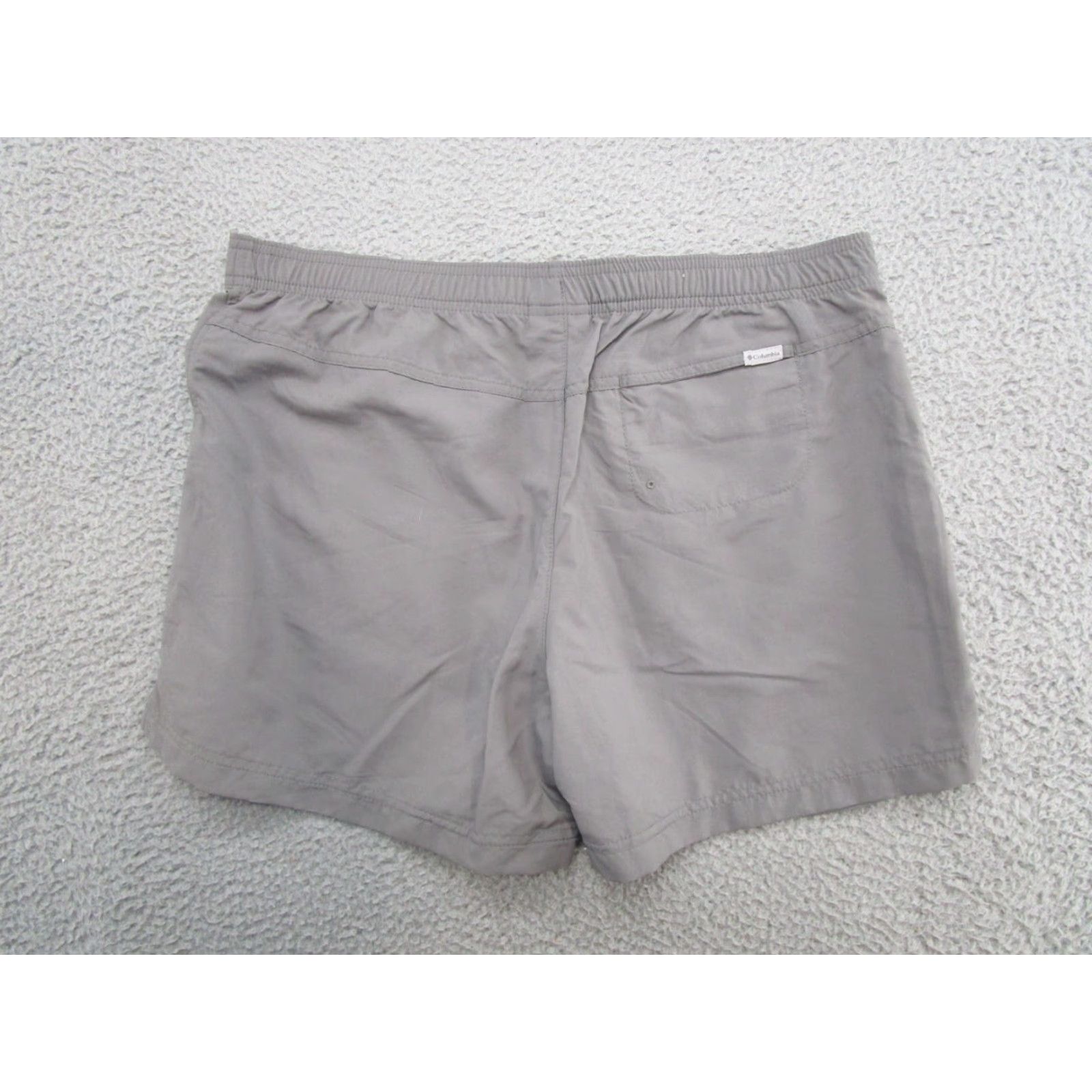 Vintage Columbia Shorts Elastic Waist Gray Women's Size Large Outdoor Hiking Drawstring Size 36" / US 14 / IT 50 - 7 Thumbnail