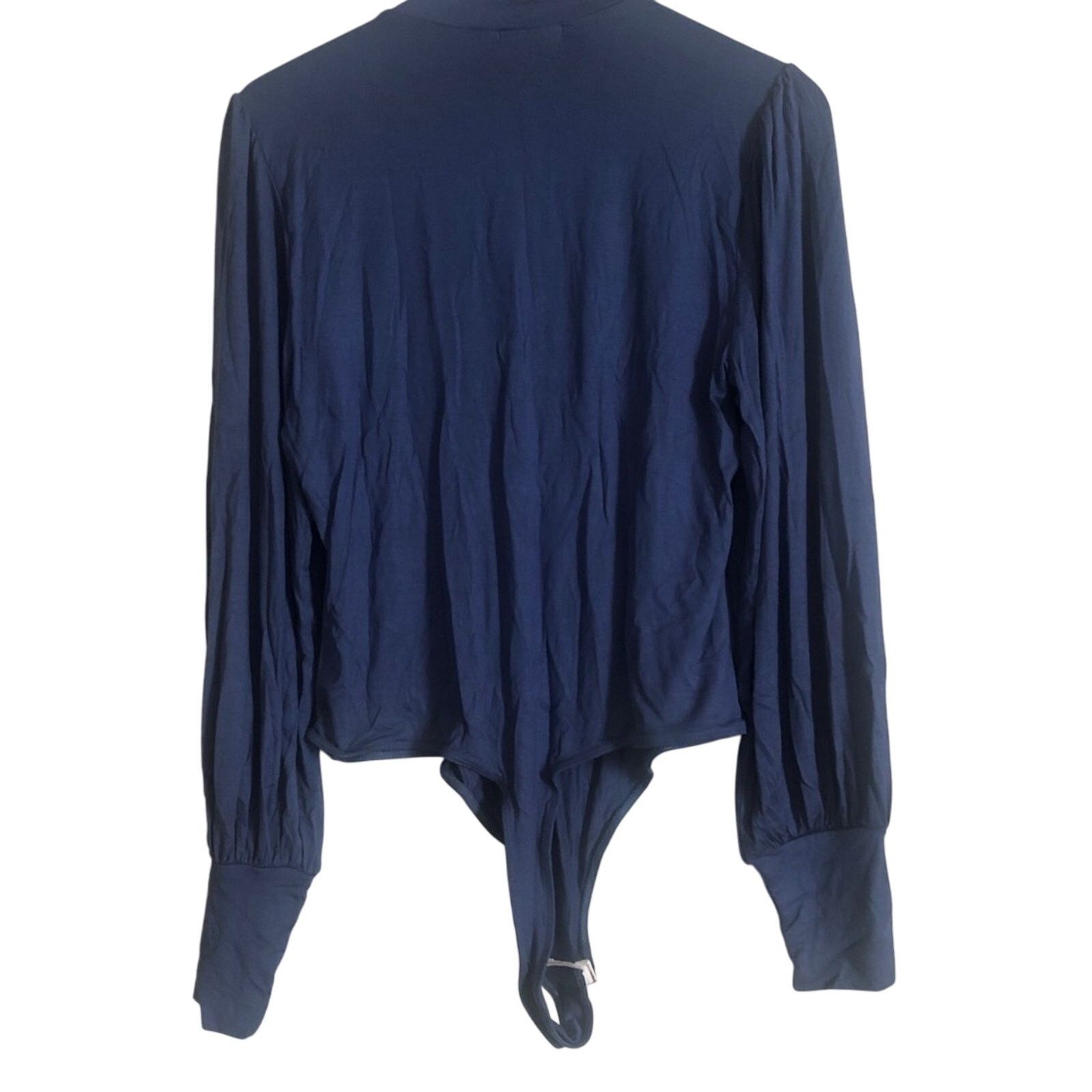 Other Fashion Nova Living Dream Bodysuit Mock Neck Long Sleeve Top Size XL / US 12-14 / IT 48-50 - 2 Thumbnail