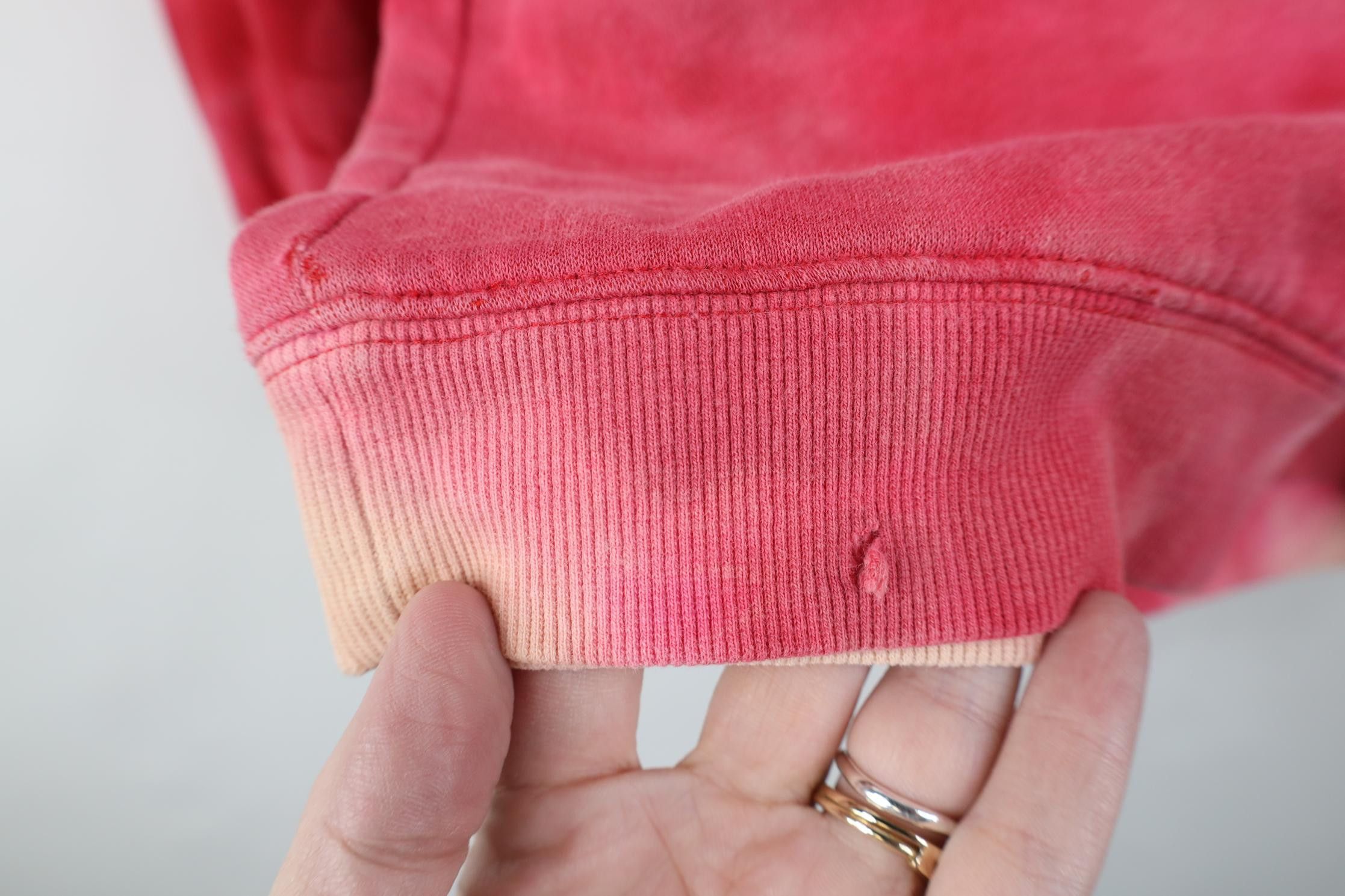 Adidas Vintage 90s Y2K Adidas Acid Wash Crewneck Sweatshirt Red Size L / US 10 / IT 46 - 10 Thumbnail