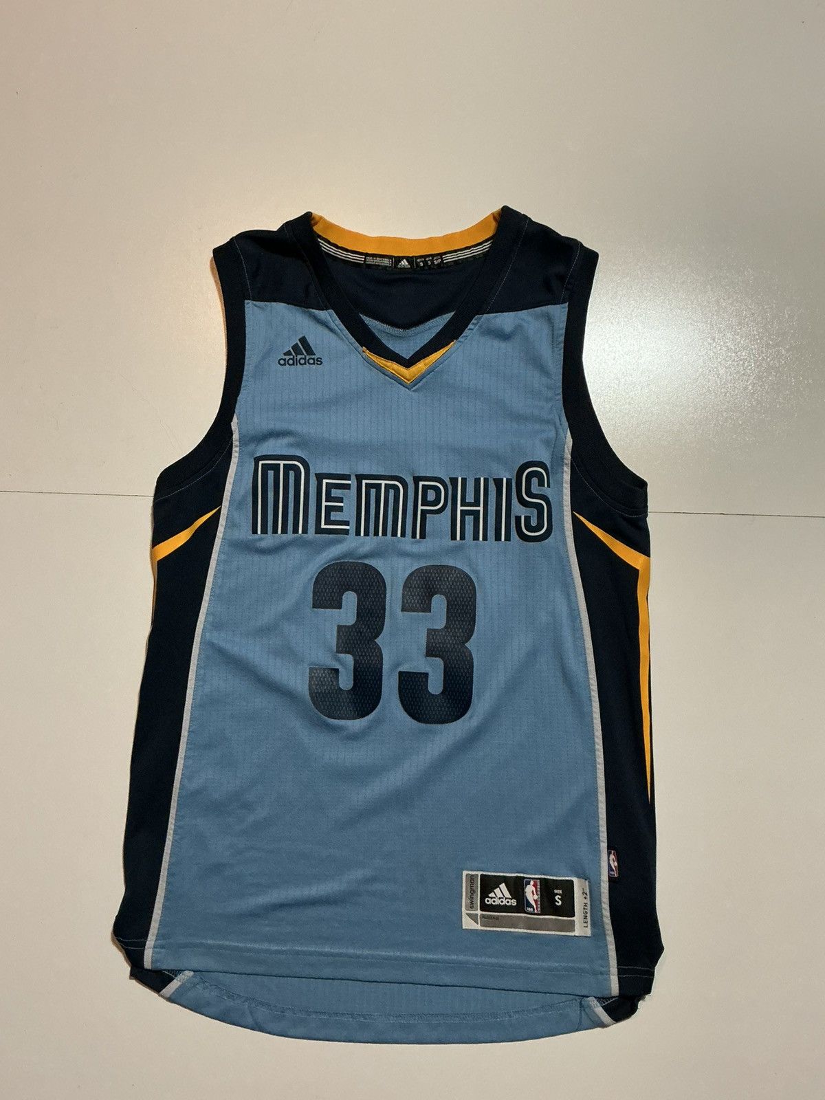 Adidas Adidas Memphis Grizzlies Marc Gasol Basketball Jersey Size US S / EU 44-46 / 1 - 1 Thumbnail